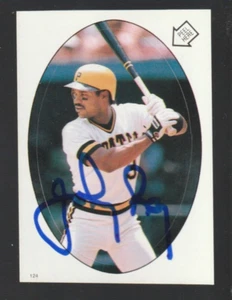 Adesivo Johnny Ray Pittsburgh Pirates AUTO 1986 firmato Topps Arkansas Razorbacks - Foto 1 di 2