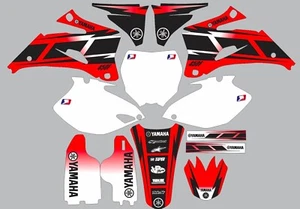 Graphics for 2006-2009 Yamaha YZ450f 450f Decals Shrouds Rear fender Hurricane - Picture 1 of 1