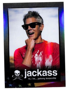 2022 Zerocool Jackass #1 Johnny Knoxville 64/100 HOLO refractor card