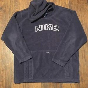 Vintage Nike Athletic Fleece Jacket Blue Size Large - Picture 1 of 4