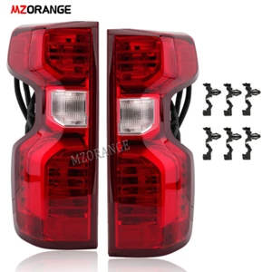 Pair Halogen Tail Light For Chevy Silverado 1500 2019 20 2021 2022 Rear Lamp L+R - Picture 1 of 12