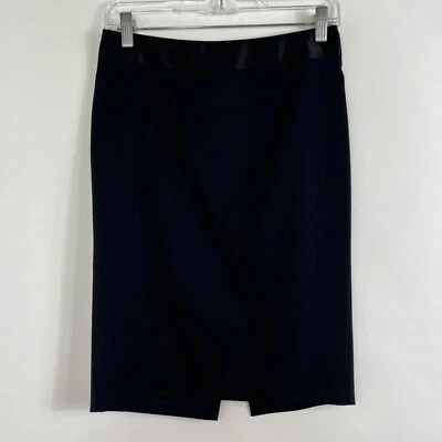 Falda lápiz United Colors of Benetton para mujer talla 38 negra hasta la rodilla elástica Foto 1 de 4