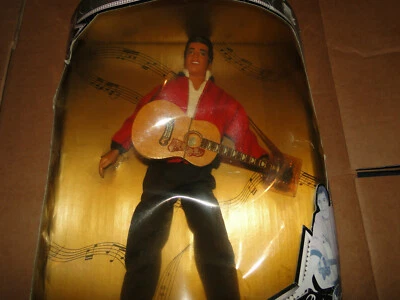 12" ELVIS Jailhouse Rock Doll with Detailed Guitar & Outfit 45 RPM Poseable - Image 1 of 4