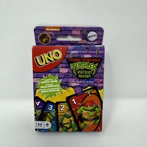 UNO TMNT / Teenage Mutant Ninja Turtles "Mutant Mayhem" Edition Card Game - Picture 1 of 3