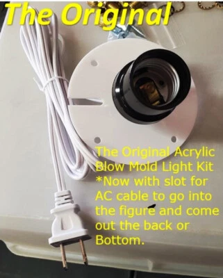 EMPIRE Blow mold Light Kit 3.5" acrylic disc 8ft AC cable SALE!