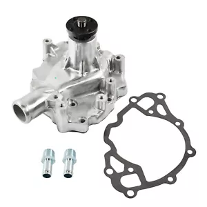 Aluminum High-Flow Water Pump Polished for Small Block Ford 289 302 351W - Picture 1 of 8