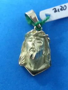 Colgante CABEZA de CRISTO Oro Amarillo de 18 quilates. Peso 2,20 gr. 15 x 11 mm. - Imagen 1 de 1