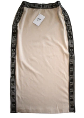 NUEVO WOLFORD Beige Moon Shell Mezcla ALGODÓN Lápiz Recto FALDA SUÉTER XS S Foto 1 de 4