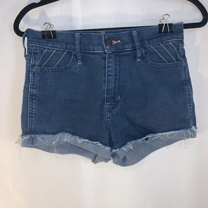 Hollister Short-Short High Rise Jean Shorts Women's Size 3  W26 Blue Denim #377 - Picture 1 of 6