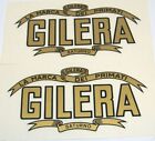 Pair Decals To Dry Stickers Logos Tank Gilera Saturn La Stamp Dei