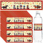 50Pcs Kentucky Horse Derby Label Stickers Waterproof Water Bottle Sticker