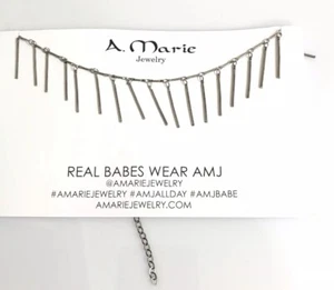 Neu, A Marie Jewelry AMJ Twiggy Choker Halskette in Rotguss - Bild 1 von 4