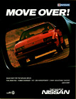 1985 Nissan 300 Zx Turbo V-6 200Hp Red Sports Car Photo Vintage Print Ad