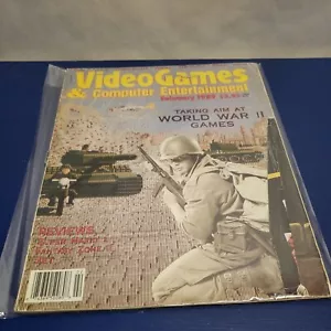 Video Games and Computer Entertainment Magazine February 1989 Issue 2 War Games - Picture 1 of 8