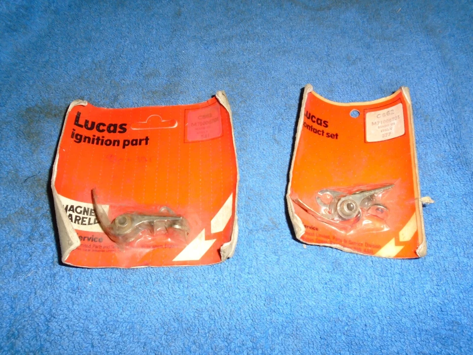 Fiat Panda 30, 126, Bis, 500, D, F, L, Sport, 500R, 600 2 x Juegos de contactos Lucas Foto 1 de 1