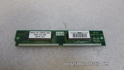 COMPAQ 285734-001 8MB 6ONS EDO SIMM MEMORY - Image 1 of 4