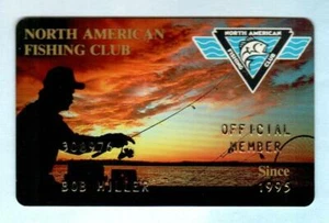 NORTH AMERICAN FISHING CLUB Nachtangeln (1995) Mitgliedskarte (0 $) #1 - Bild 1 von 2