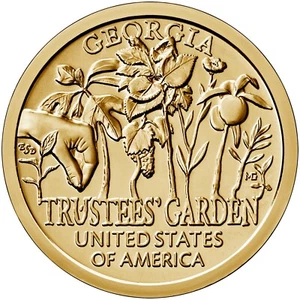 2019 P&D Georgia- American Innovation 1$ - 2 Coin Set W/Free Shipping - Picture 1 of 6
