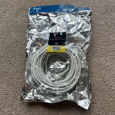 Rosewill Cat6a SSTP Network Cable White 50ft New RCNC-12047 - Image 1 of 2
