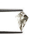 0.40 Ct  Salt and Pepper Slice Loose Diamond Kite Diamond For Engagement Ring