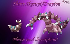 Shiny Skorupi/Drapion 6IV - Pokemon X/Y OR/AS S/M US/UM Sword/Shield