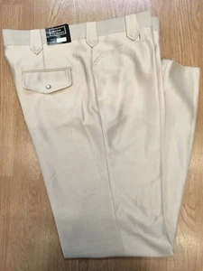 Boy's American Western Cowboy Polyester Dress Pants Bottoms Size 18 Color Beige - Picture 1 of 1