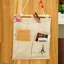 Tower 5 Pockets Household Door Wall Hanging Organizer Storage Stuff Bags