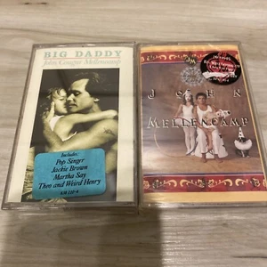(SEALED) JOHN MELLENCAMP MR HAPPY GO LUCKY & BIG DADDY CASSETTE LOT NEW - Picture 1 of 5