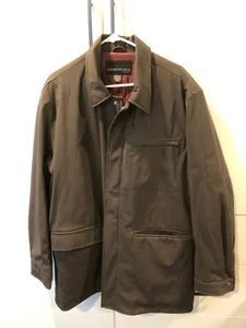 ABRIGO DE INVIERNO KENNETH COLE SUAVEMENTE USADO (MARRÓN CHOCOLATE EXTRA GRANDE) - Imagen 1 de 3
