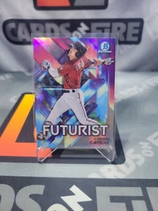 Corbin Carroll 2021 Bowman Chrome Refractor Futurist Insert Card - Picture 1 of 2