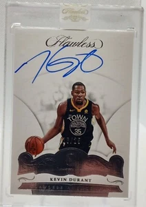2017-18 Panini Flawless Excellence Auto- Kevin Durant /25 Warriors Rare Sealed - Picture 1 of 2