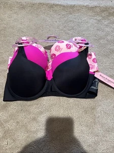 Juicy Couture Intimates 3pk Multicolor Push-up Bras. Sz 36B. NWT! - Picture 1 of 13