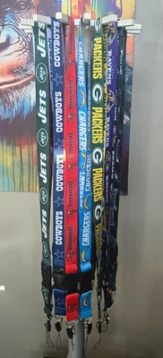 NFL Football Lanyard New Detachable ID Double Sided All 32 teams - Image 1 of 3