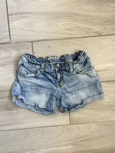 Peek Girls Denim Jean Shorts Size XL (12) - Picture 1 of 3