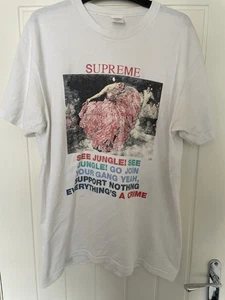 Men’s White Supreme Tshirt - XL - Picture 1 of 5