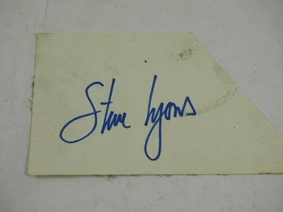 Steve Lyons Signed Autographed Index Card - Image 1 of 4