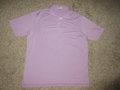 CAMISA POLO DE GOLF PETER MILLAR VERANO CONFORT HOMBRE TALLA XXL RAYA PÚRPURA CLARO Foto 1 de 3