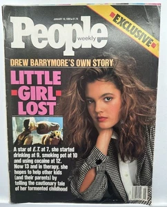 People Magazine January 16 1989 Drew Barrymore - Picture 1 of 1