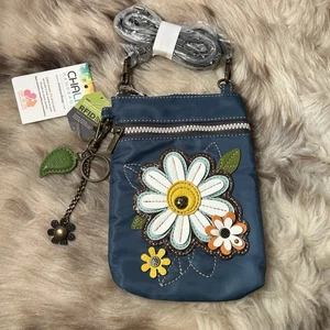 NWT Chala RFID Cellphone Crossbody - Sweet Daisy Design - Picture 1 of 5