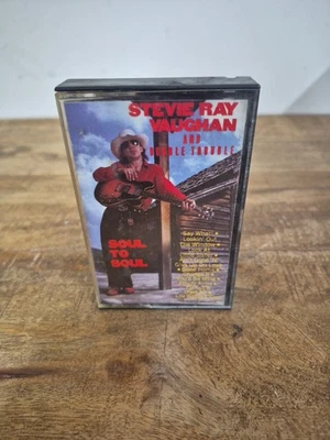 Stevie Ray Vaughn and Double Trouble Soul to Soul Cassette Tape 1985 Epic - Imagem 1 de 4