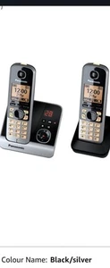 Panasonic KX-TG6722GB duo 2x PIEZAS draadloze teleofoon () display,... - Imagen 1 de 2