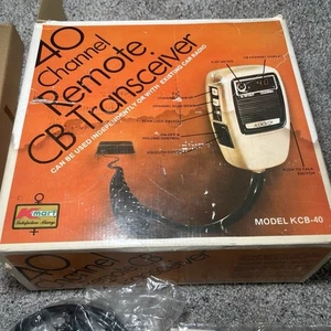 NEW VTG Audiovox Model KCB-40 CB Radio Transceiver - Picture 1 of 9