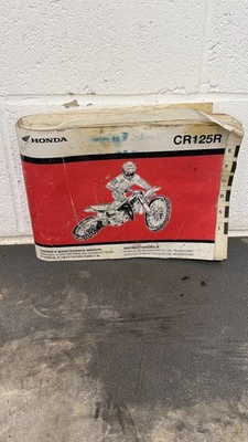Genuine Honda CR125R Owner's Maintenance Manual - 2004 - Image 1 of 4