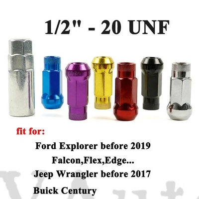 Tuercas de rueda 1/2"-20 UNF para Dodge Nitro Viper Durango Dakota Ram Van B250 B350 Foto 1 de 4
