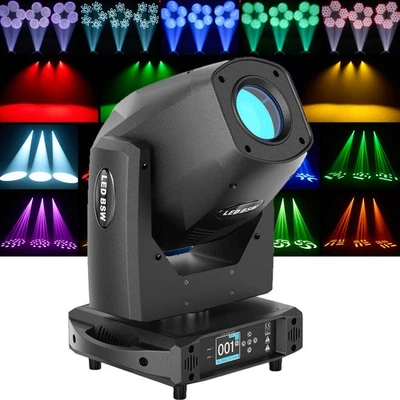 2 x 400W 5Prism LED Stage Lighting Zoom Gobo Moving Head DJ Disco Party DMX Beam - Image 1 of 4