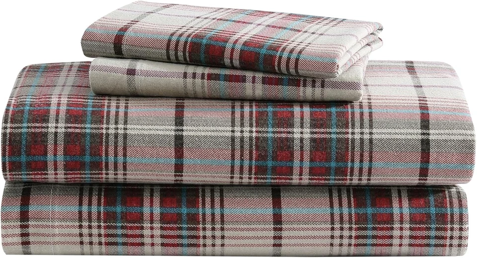 Eddie Bauer 100 Percent Cotton Flannel Sheet Set - 201464