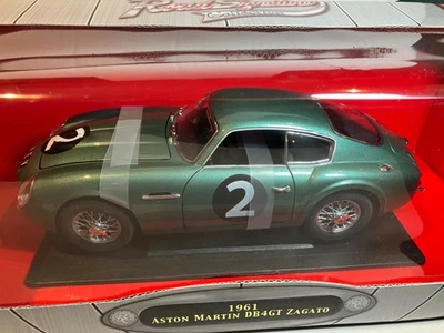 Road Signature - 1961 Aston Martin DB4GT Zagato - Sealed NIB Die Cast 1:18 Scale - Image 1 of 4