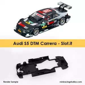 Chasis AUDI S5 DTMCARRERA - 3D para soporte Slot.it - Bild 1 von 3