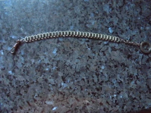 belle chaine de montre a gousset en metal argenté - Picture 1 of 1