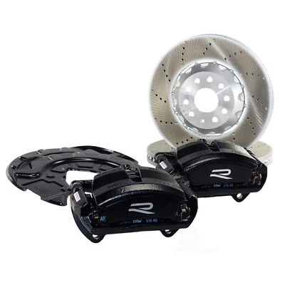 Bremssättel vorne gelochte Bremsscheiben 340mm VW Golf 7 R GTI TCR Clubsport  - Image 1 of 4